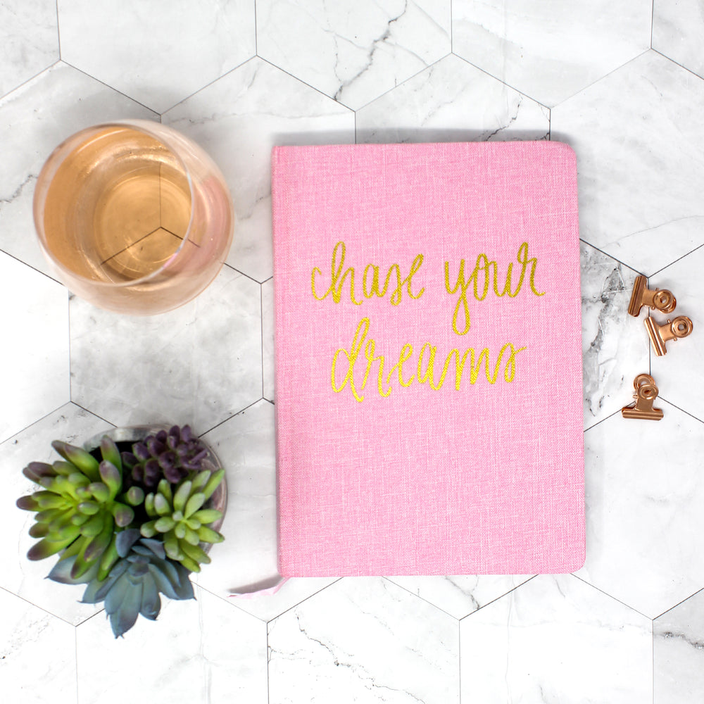 ‘Chase Your Dreams’ Inspirational Lined Journal