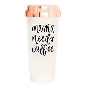 Mama Needs Coffee Mug with Color Inside