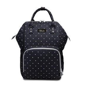 Mommy Diaper Bag (Black & White Dots)