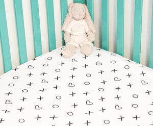 Baby Crib Sheet-White