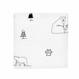 Monochrome North pole Jersey Fitted sheet