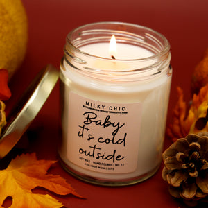 'Baby it's cold outside' Candle