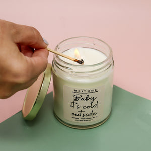 'Baby it's cold outside' Candle