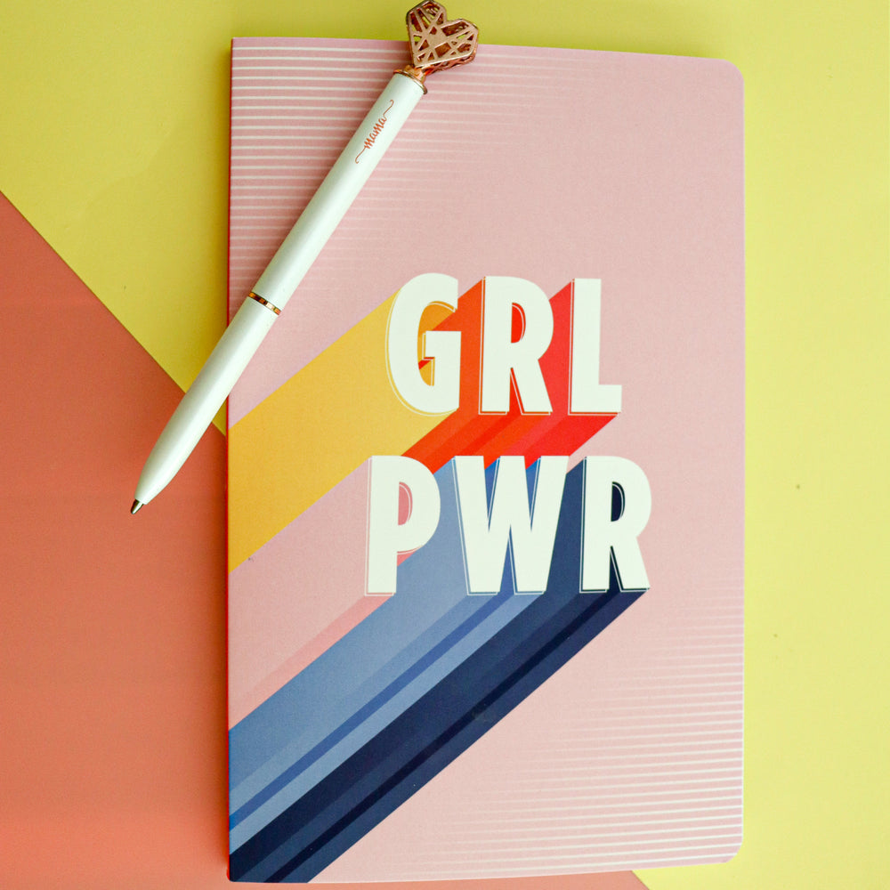 "Girl Power" Inspirational Lined Notebook