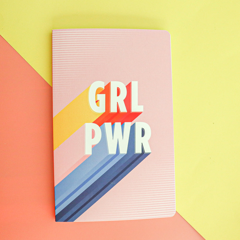 "Girl Power" Inspirational Lined Notebook
