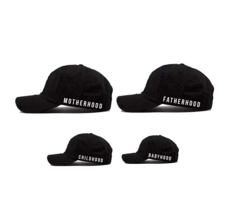 The “Hood” Hat Collection - Motherhood, Fatherhood, Childhood- Babyhood