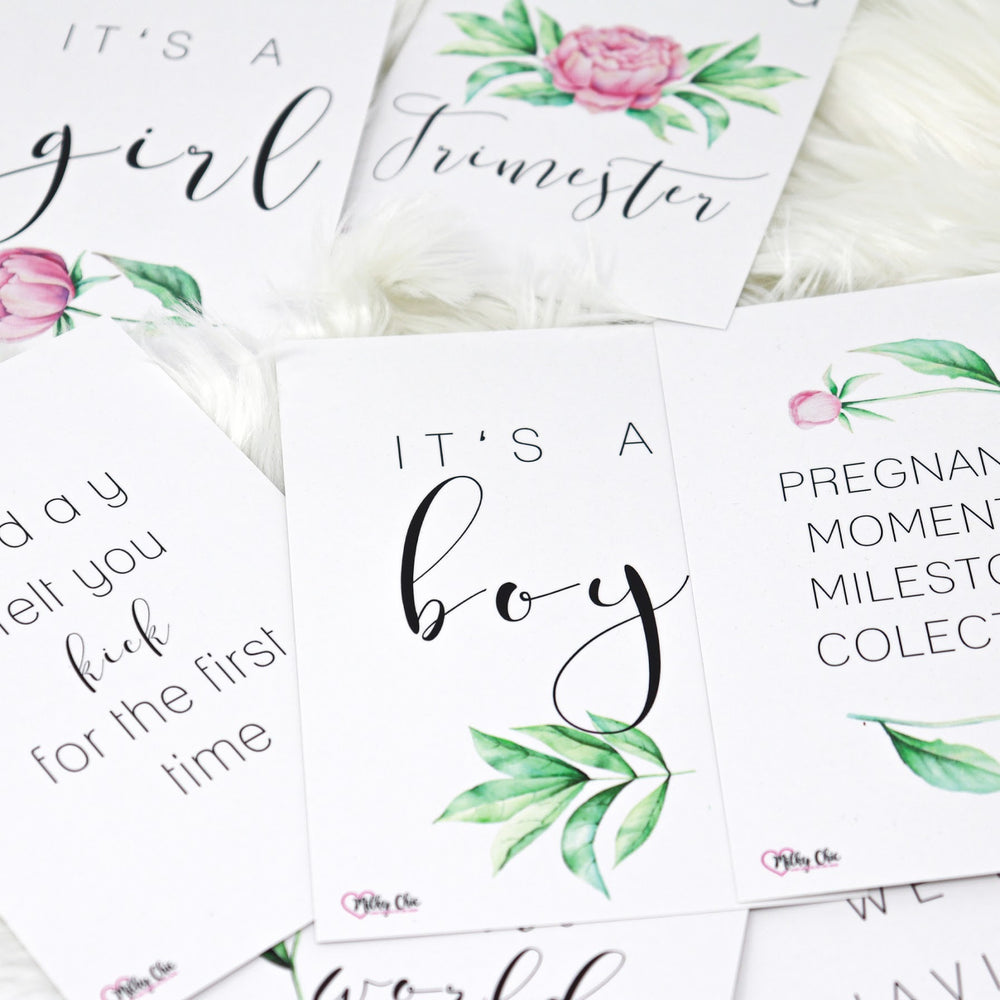 Pregnancy Milestone Cards