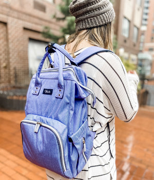 The Casual Mommy Diaper Bag (Denim Style)