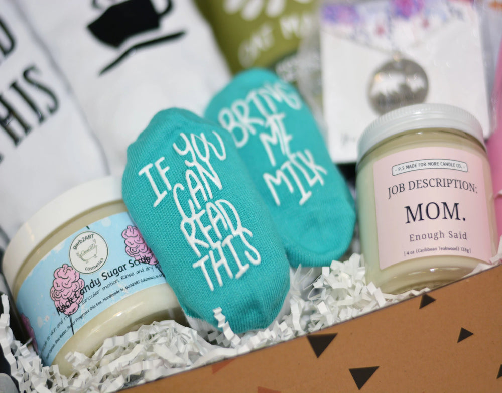 Milky Chic - Caja de regalo con texto en inglés You Got This New Mom,  regalos de embarazo para madres primerizas, regalo para madres, regalos  para