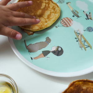 Tom & Lucy Illustrated Melamine Kids Plate