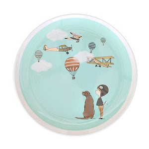 Tom & Lucy Illustrated Melamine Kids Plate