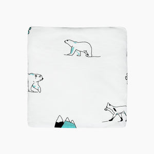 Aqua North Pole Jersey Fitted sheets