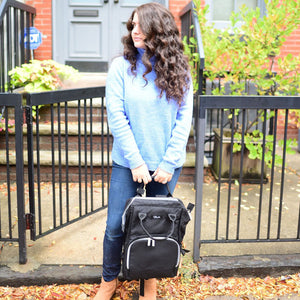 The Back to Black Mommy Diaper Bag