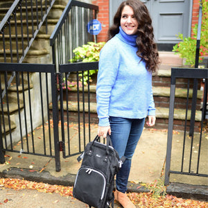 The Back to Black Mommy Diaper Bag