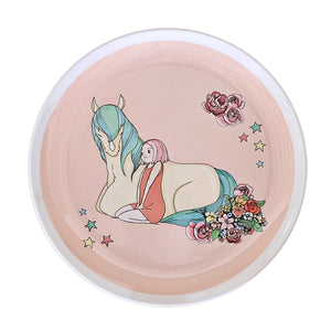 Penny & Willow-Illustrated Unicorn Melamine Kids plate